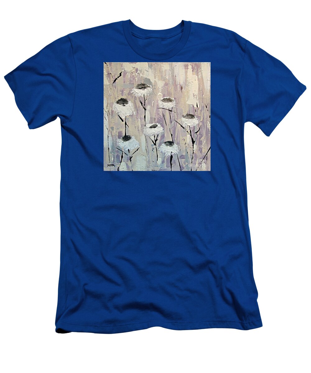 Chalk Paint T-Shirt featuring the painting Seeds of Happiness by Mary Mirabal