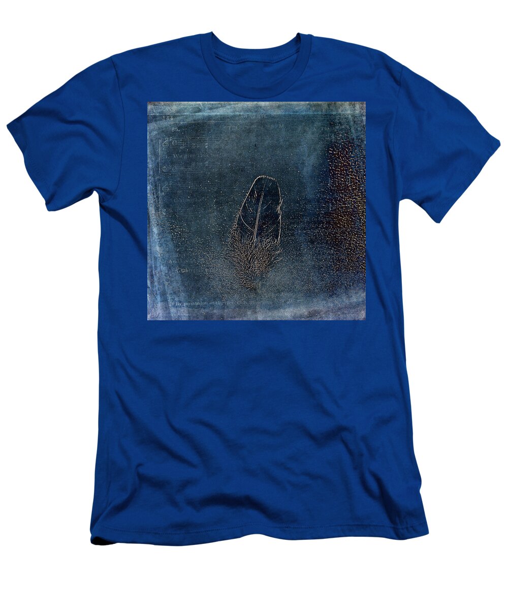 Texture T-Shirt featuring the photograph Shaken Feather by Randi Grace Nilsberg