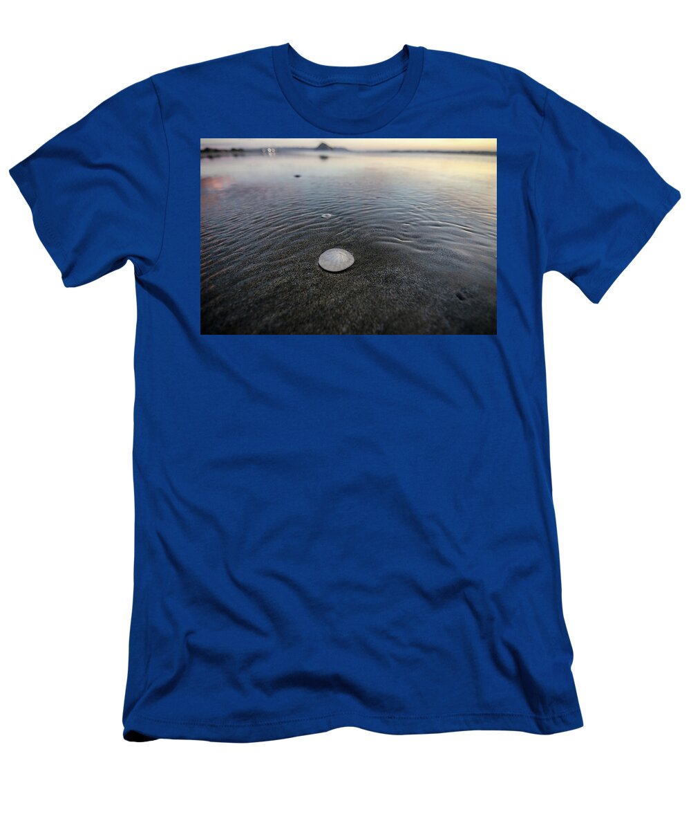 California T-Shirt featuring the photograph Shells on the Shore by Margaret Pitcher