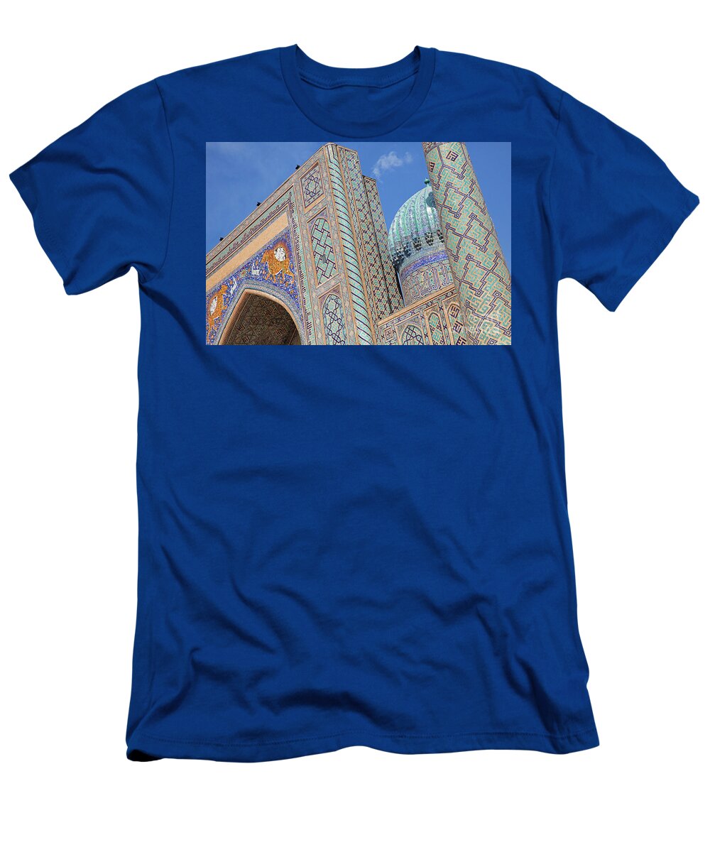 Sher-dor Madrasah T-Shirt featuring the photograph Sher-Dor Madrasah by Arterra Picture Library