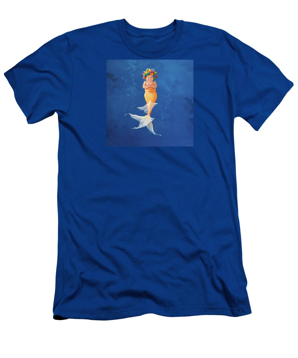 Under The Sea T-Shirt featuring the photograph Sienna as a Mermaid by Anne Geddes