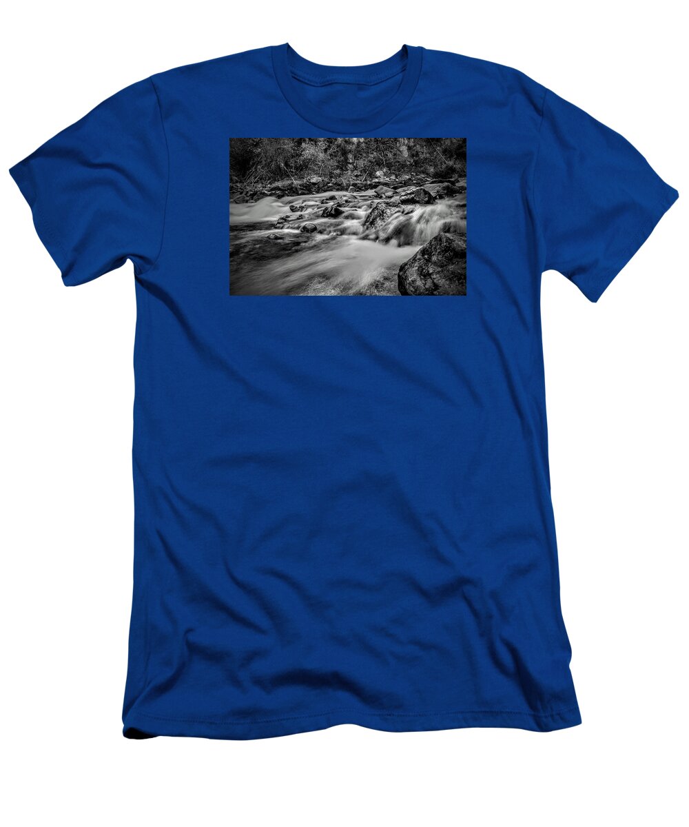 Stream T-Shirt featuring the photograph Silky Stream by Michael Brungardt