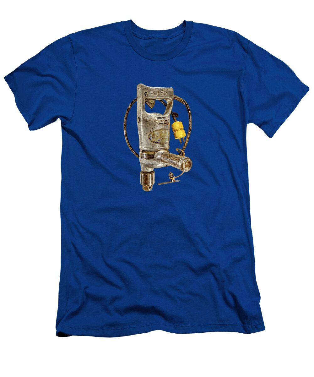 Antique T-Shirt featuring the photograph Sioux Drill Motor 1/2 Inch by YoPedro