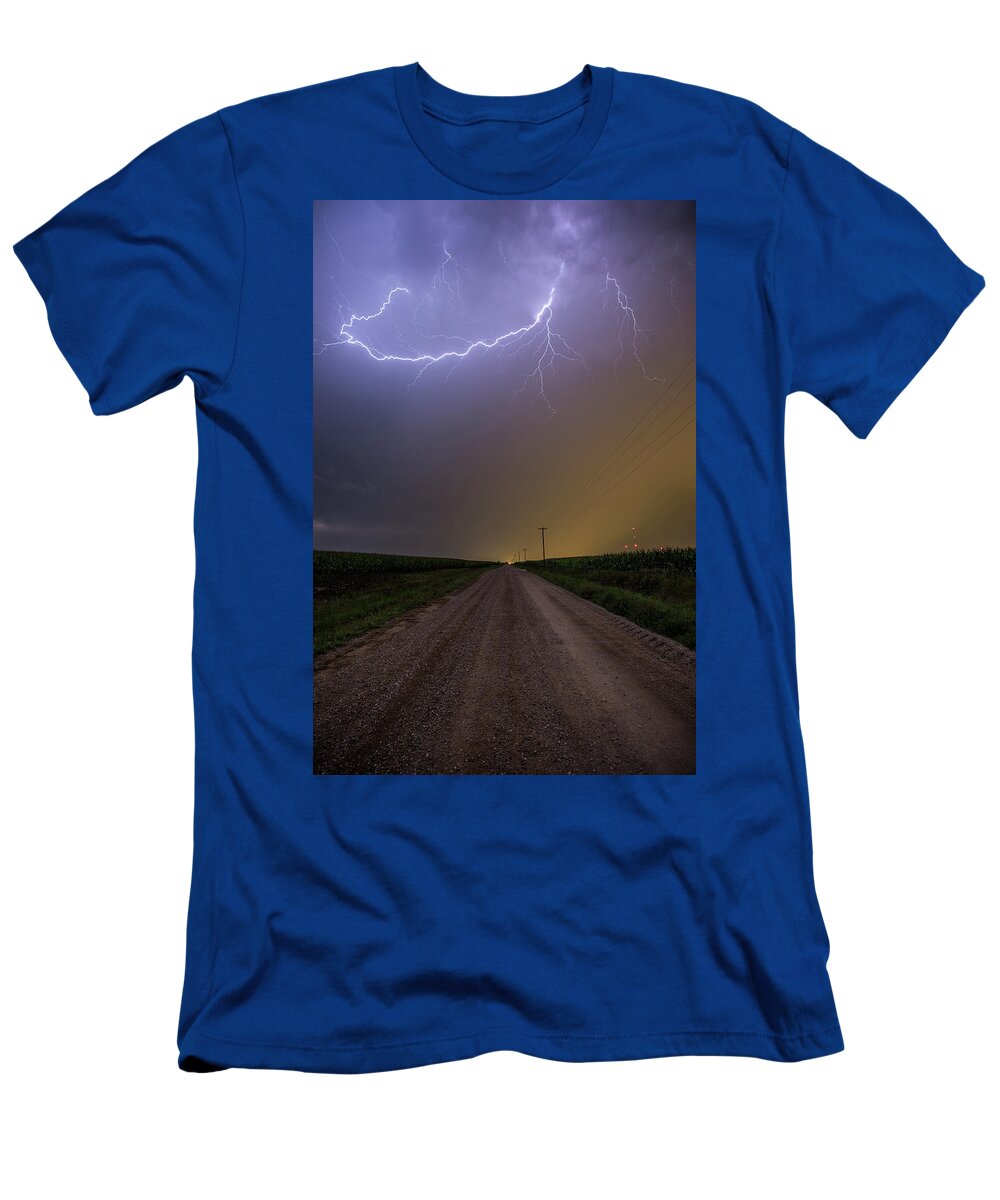 Night T-Shirt featuring the photograph Smiley by Aaron J Groen