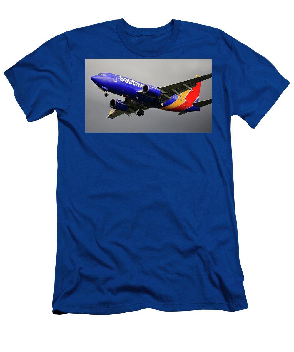 Southwest Airlines T-Shirt featuring the photograph Southwest Arlines by David Lee Thompson