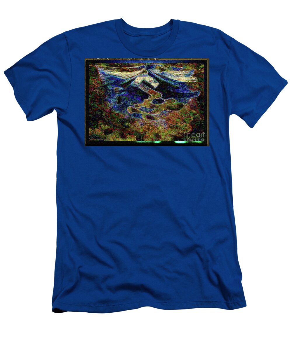 Chromatic Poetics T-Shirt featuring the digital art Song of Love and Compassion by Aberjhani