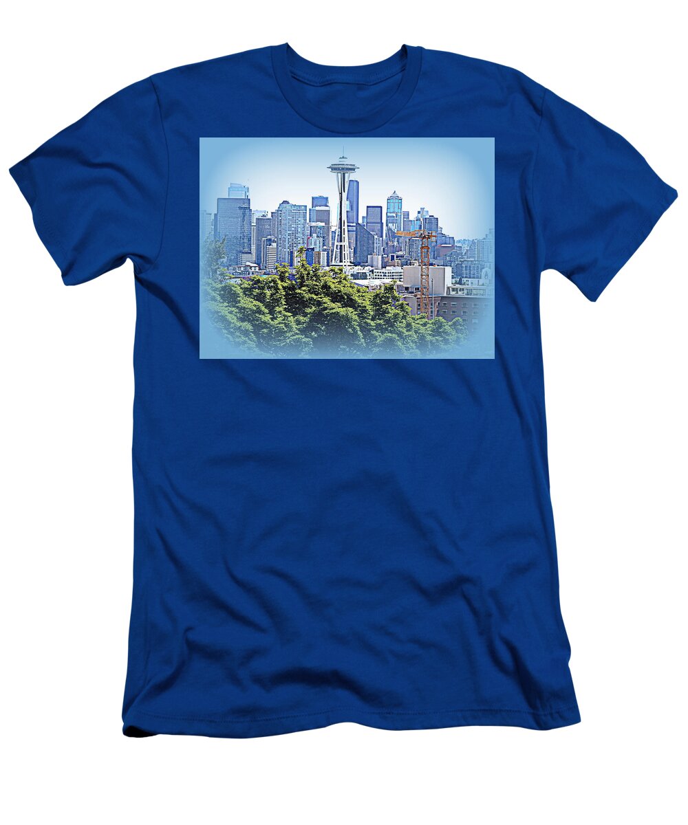 Landscape T-Shirt featuring the photograph Space Needle 3 by Maro Kentros