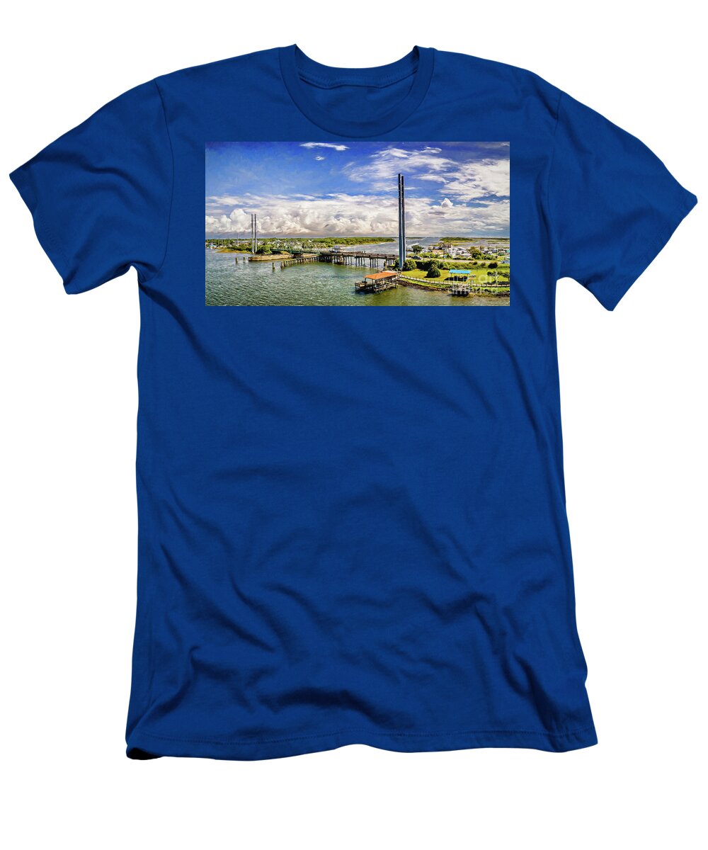 Surf City T-Shirt featuring the photograph Splendid Bridge by DJA Images
