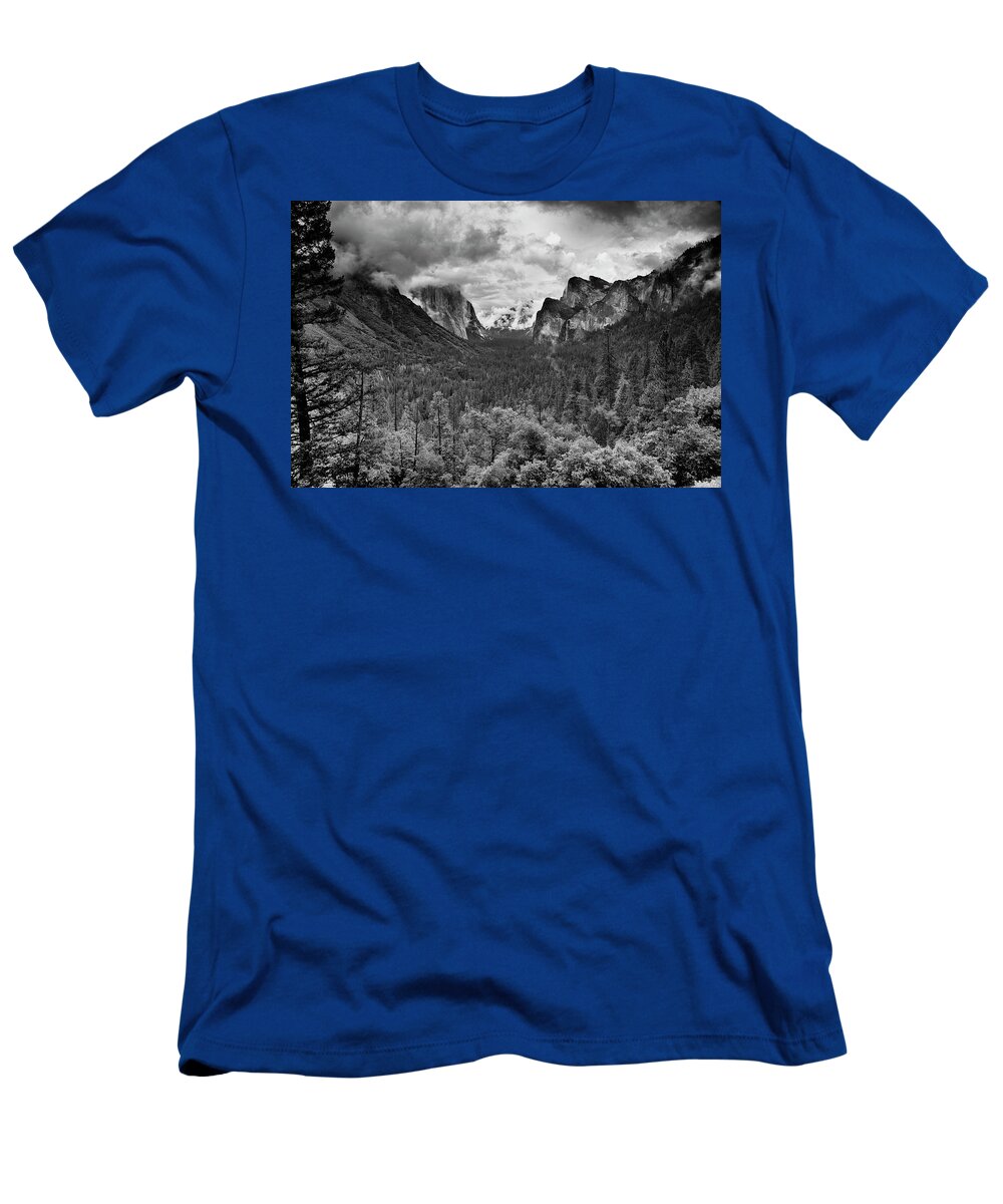 Yosemite T-Shirt featuring the photograph Spring Storm by Harold Rau