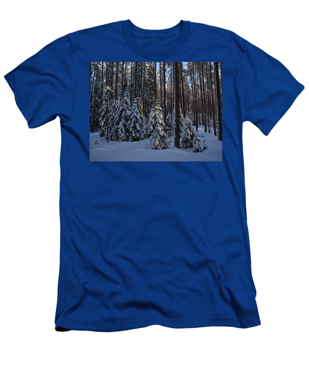 Finland T-Shirt featuring the photograph Spruce family by Jouko Lehto