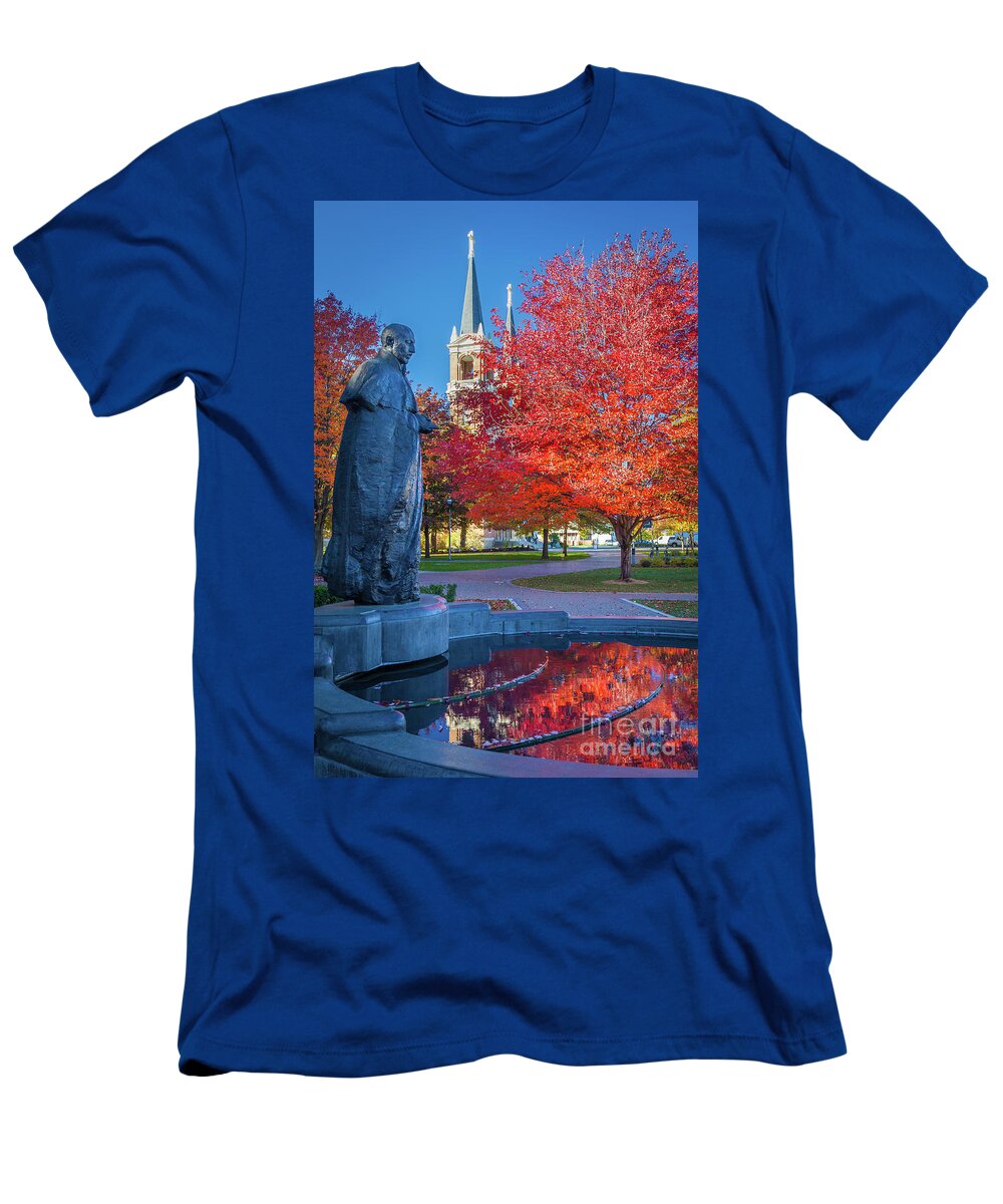 America T-Shirt featuring the photograph St Ignatius at Gonzaga by Inge Johnsson