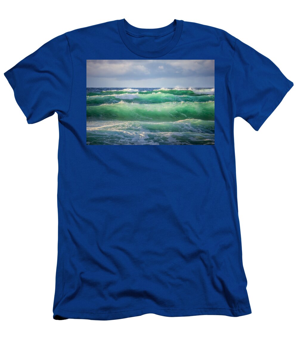 Seascape T-Shirt featuring the photograph Stacked 0014 by Kristina Rinell
