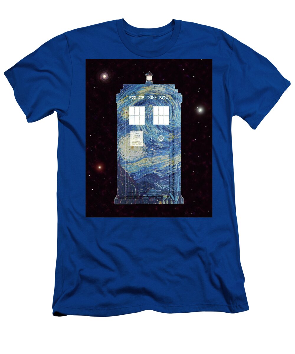 Vincent Van Gogh T-Shirt featuring the digital art Starry Starry Night by Anthony Murphy