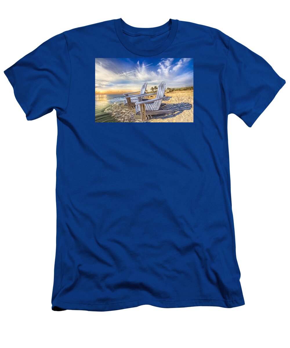 Clouds T-Shirt featuring the photograph Summer Dreaming by Debra and Dave Vanderlaan
