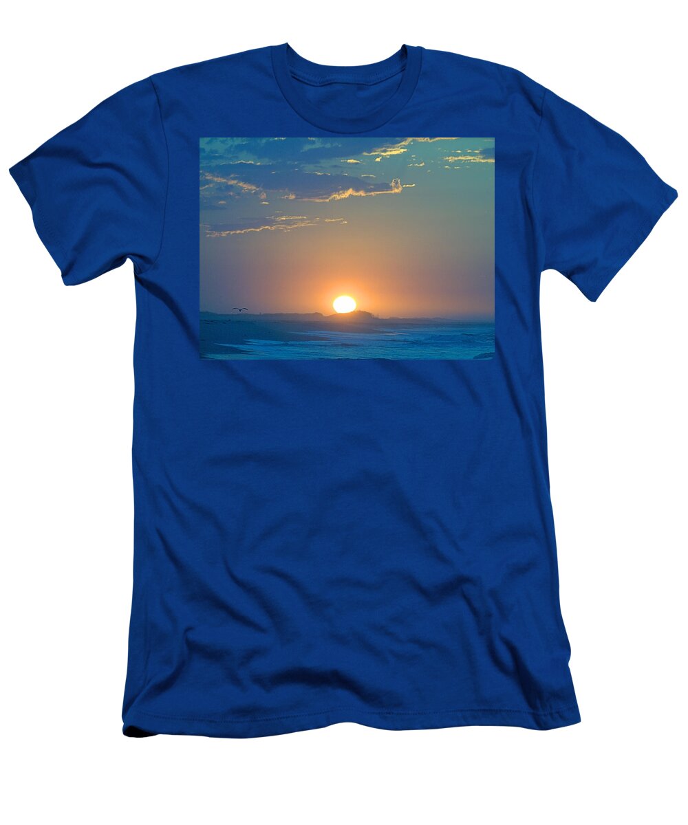 Sunrise T-Shirt featuring the photograph Sunrise Sky by Newwwman