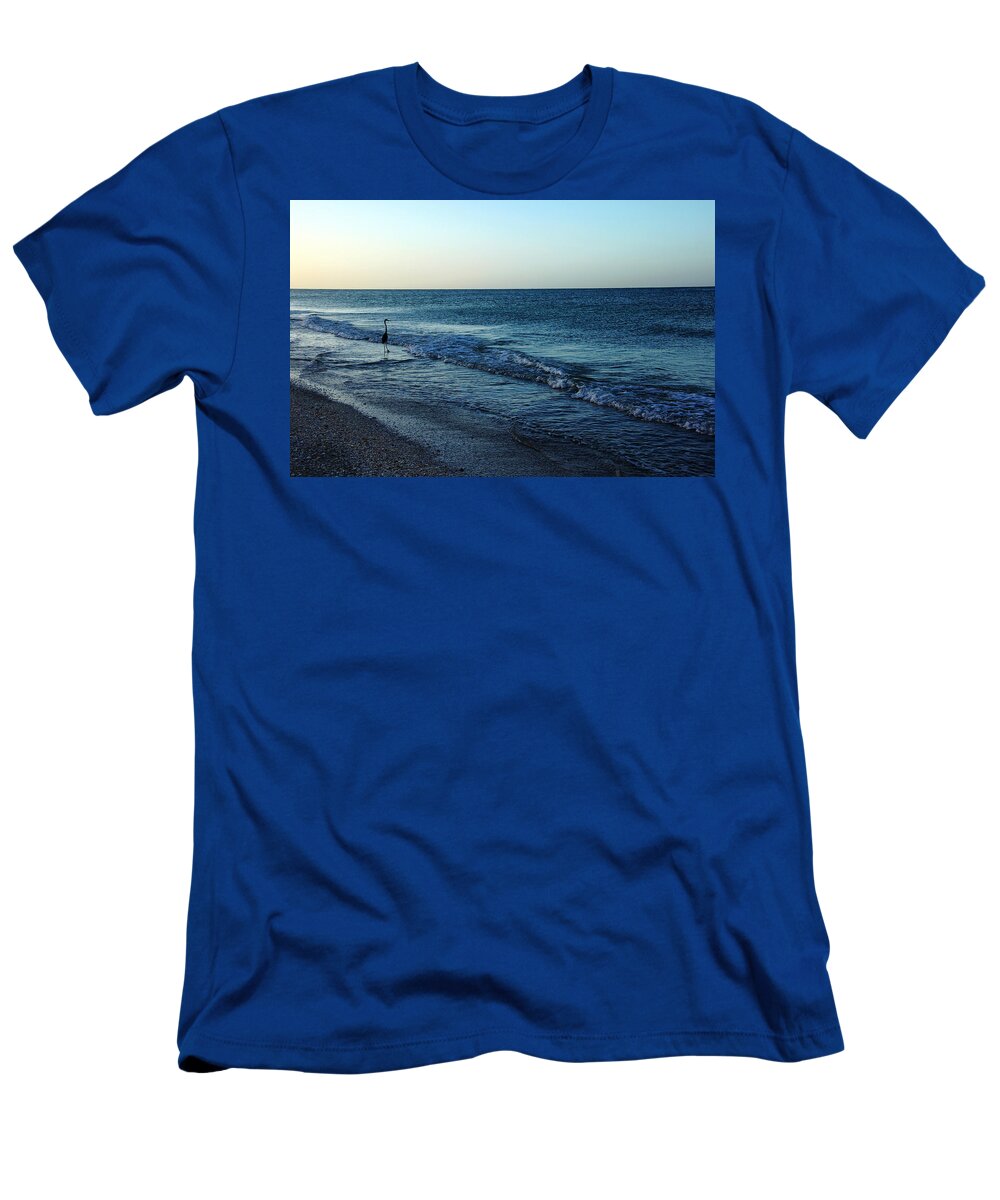 Manasota Key T-Shirt featuring the photograph Sunrise Solitude by Debbie Oppermann