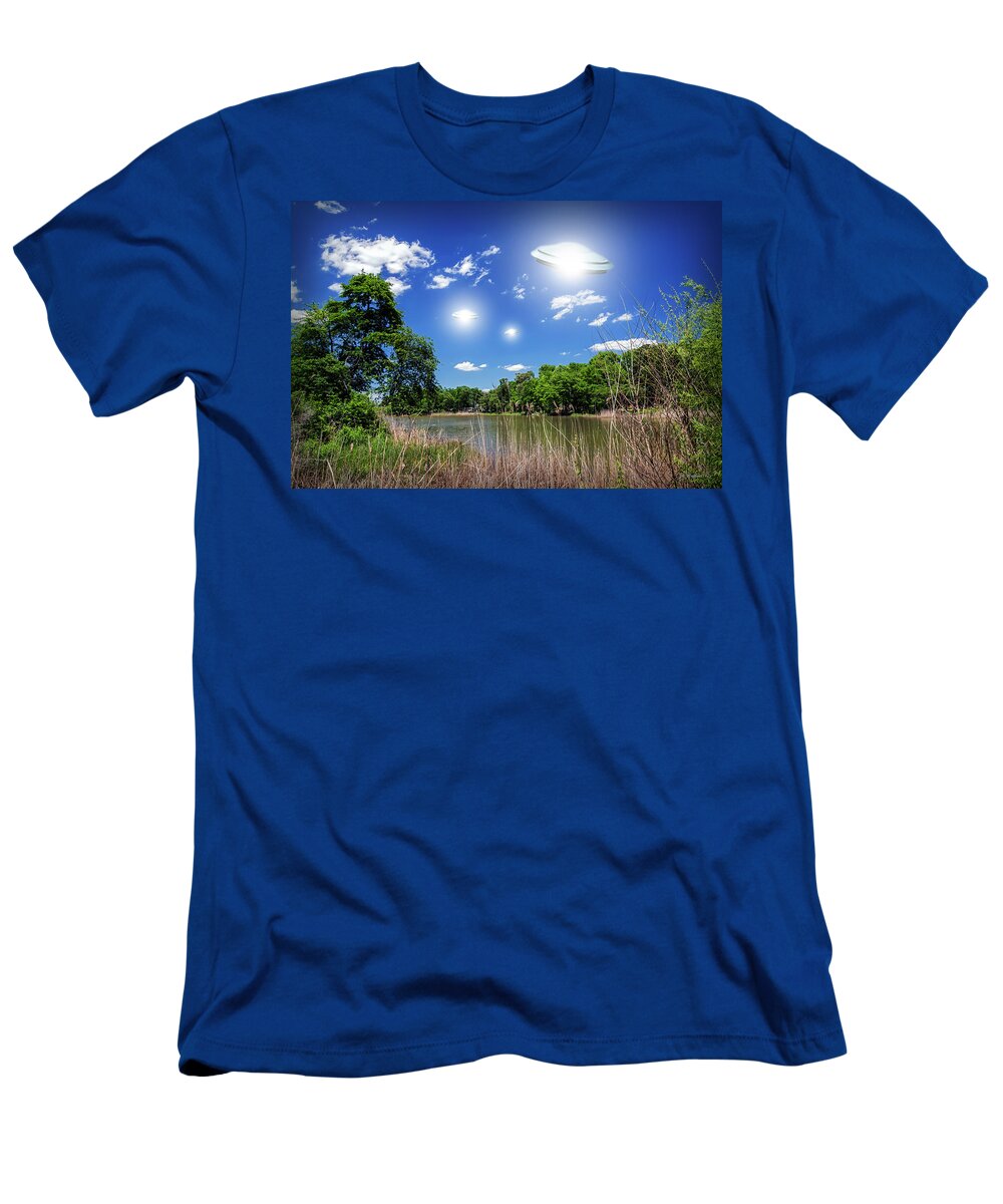 2d T-Shirt featuring the photograph Swamp Gas by Brian Wallace