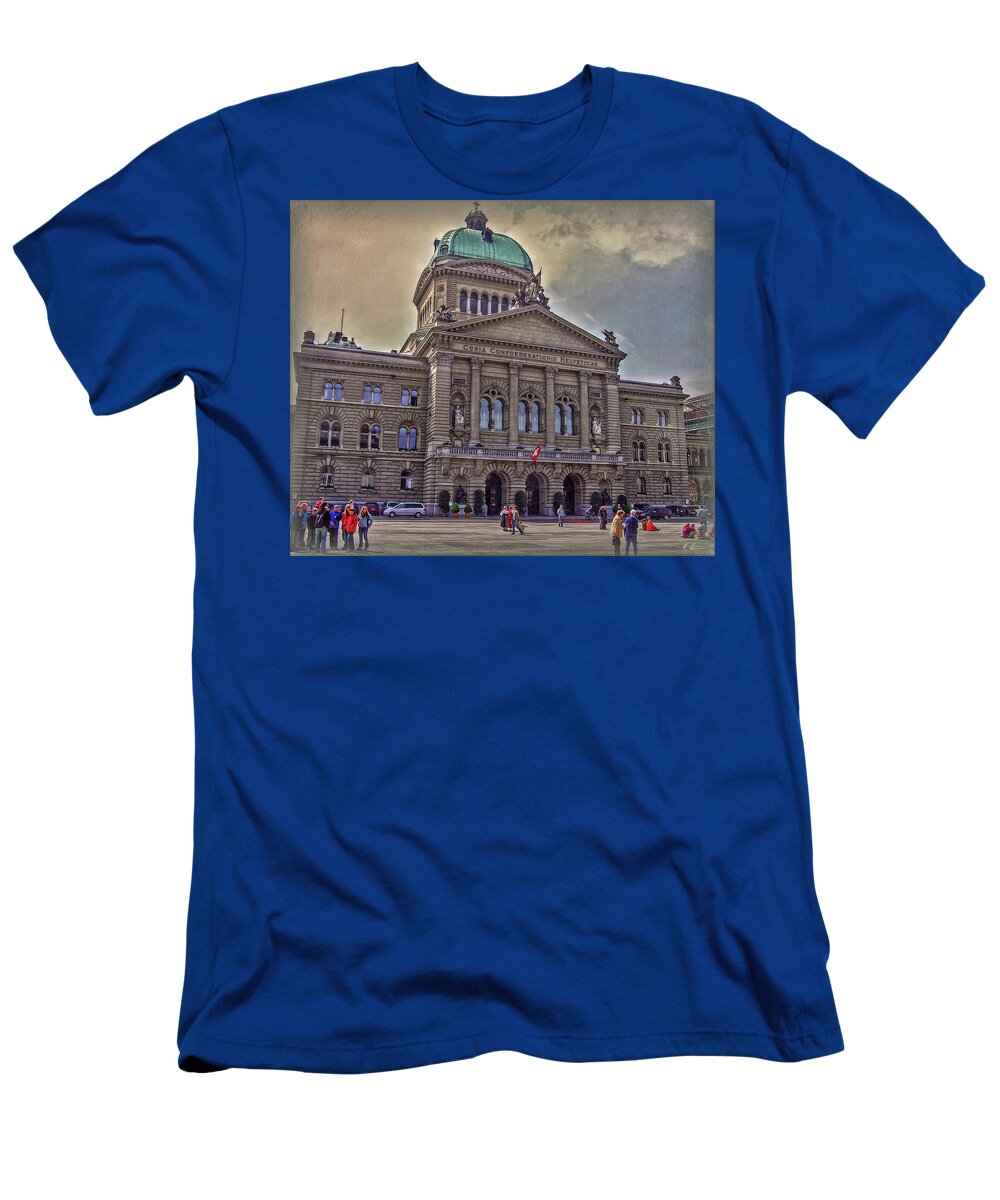 Switzerland T-Shirt featuring the photograph Swiss Federal Palace by Hanny Heim
