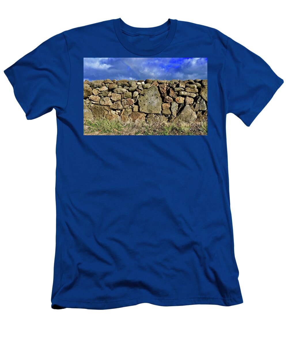 Rock Wall T-Shirt featuring the photograph Temple Wall by Craig Wood