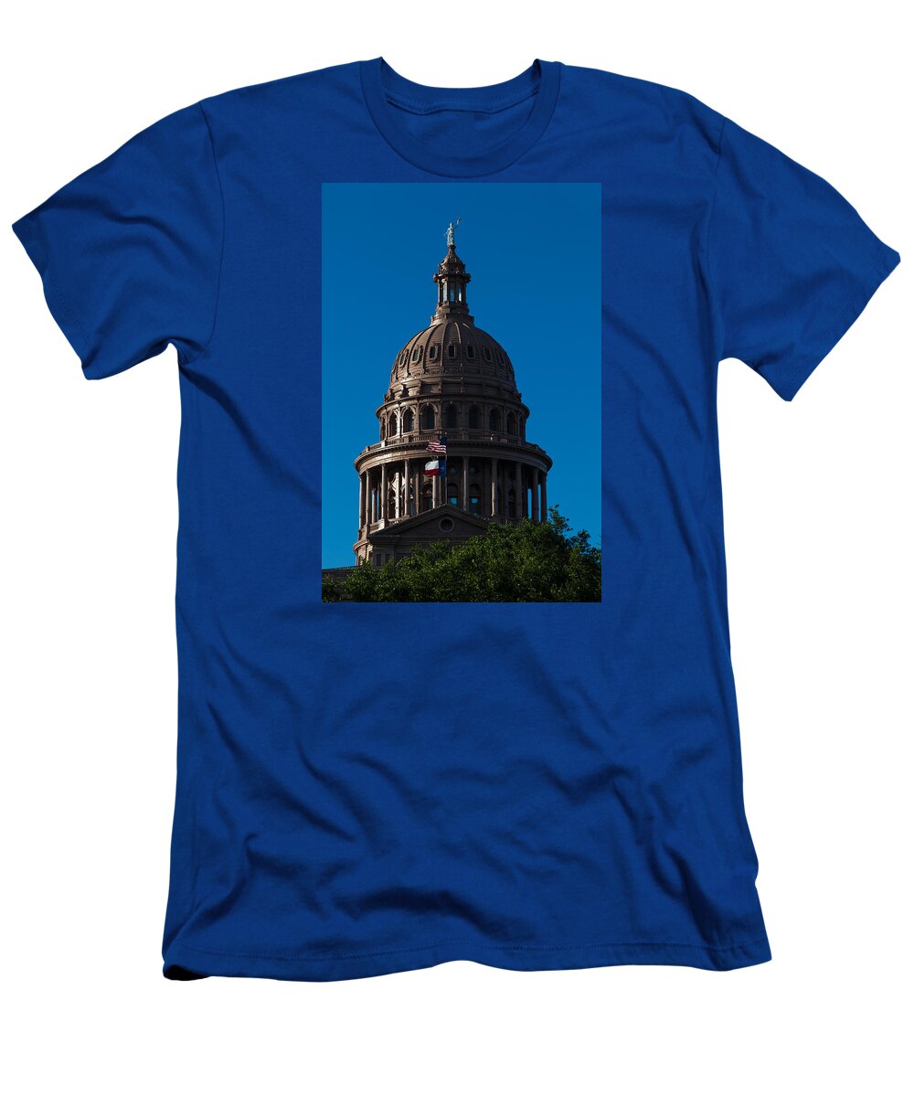 Architecture T-Shirt featuring the photograph Texas State Capitol by Ed Gleichman