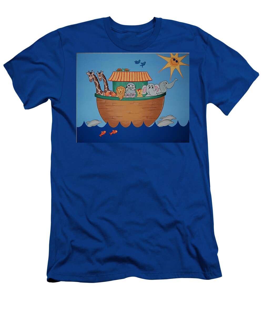 Ark T-Shirt featuring the painting The Ark by Valerie Carpenter