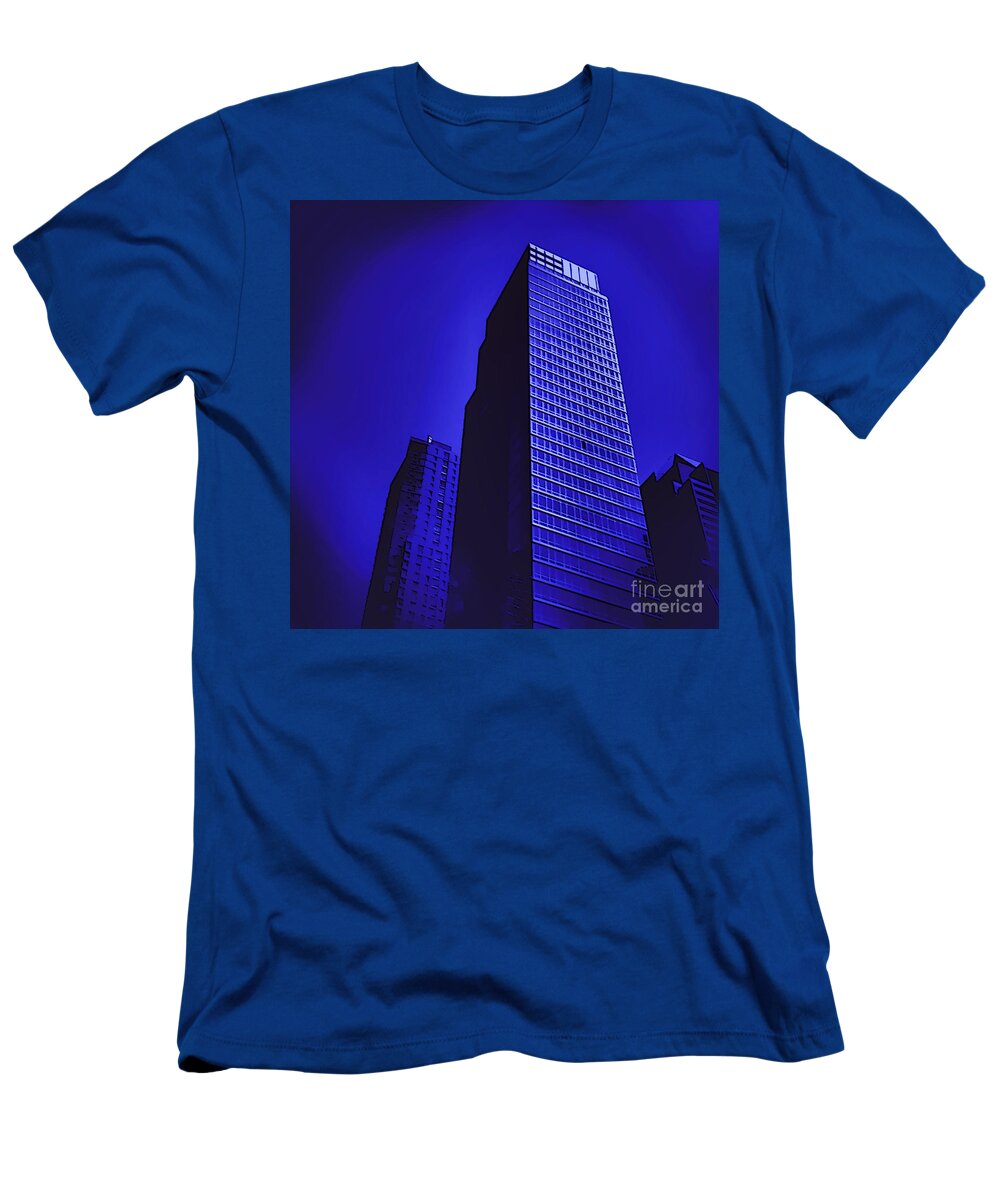 Buildings T-Shirt featuring the photograph The Blue Tower by Onedayoneimage Photography