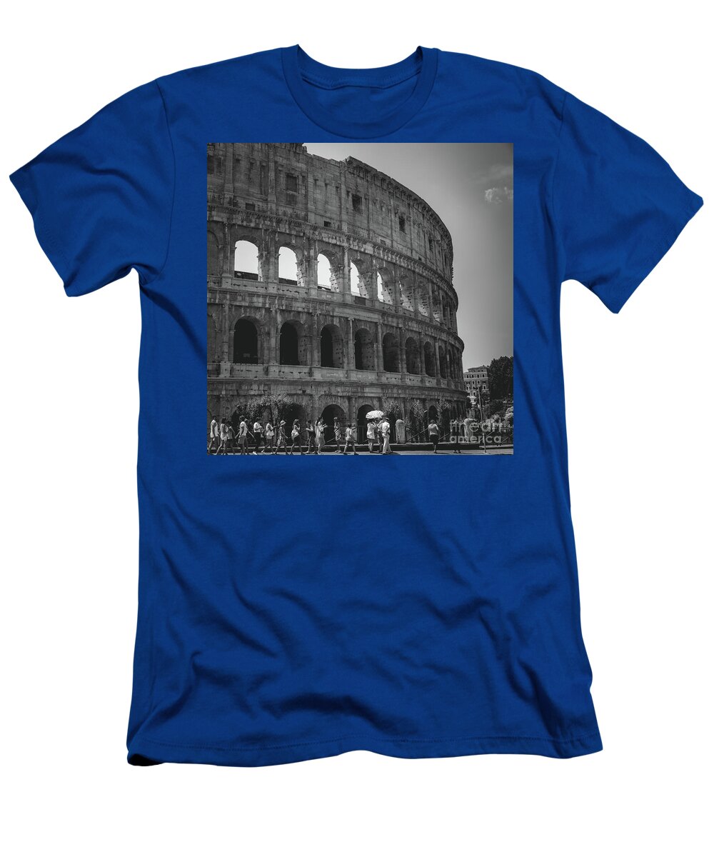 Colosseum T-Shirt featuring the photograph The Colosseum, Rome Italy by Perry Rodriguez