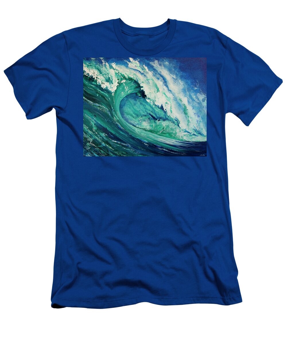 The Endless T-Shirt featuring the painting The Endless, vol.1 by Nelson Ruger