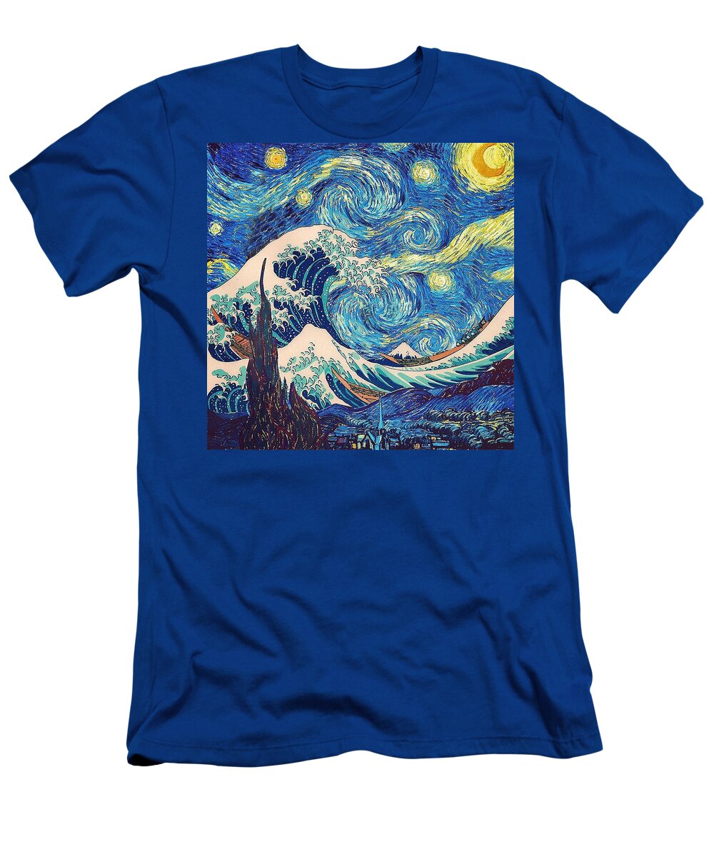 The Great Wave off Kanagawa Great Wave T-Shirt Famous Japanese wave artwork
