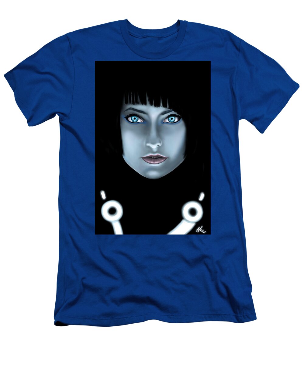 Science Fiction T-Shirt featuring the digital art The Last of the ISOs by Norman Klein