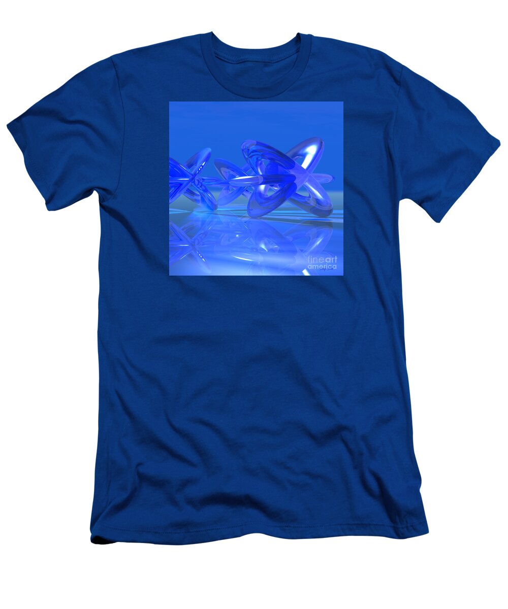 Abstract T-Shirt featuring the painting The Matrix by Corey Ford