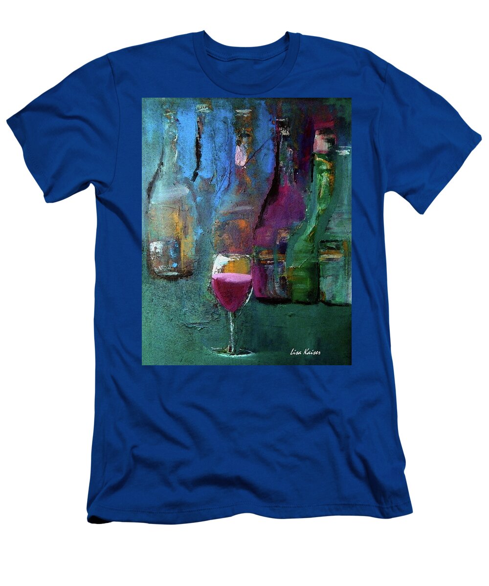 Colorful T-Shirt featuring the painting The One That Stands Out by Lisa Kaiser