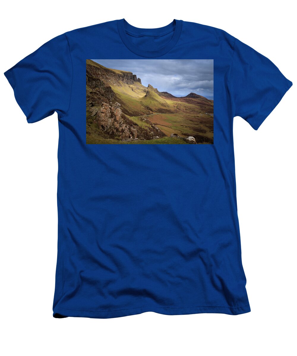 Britain T-Shirt featuring the photograph The Quiraing by Chris Smith