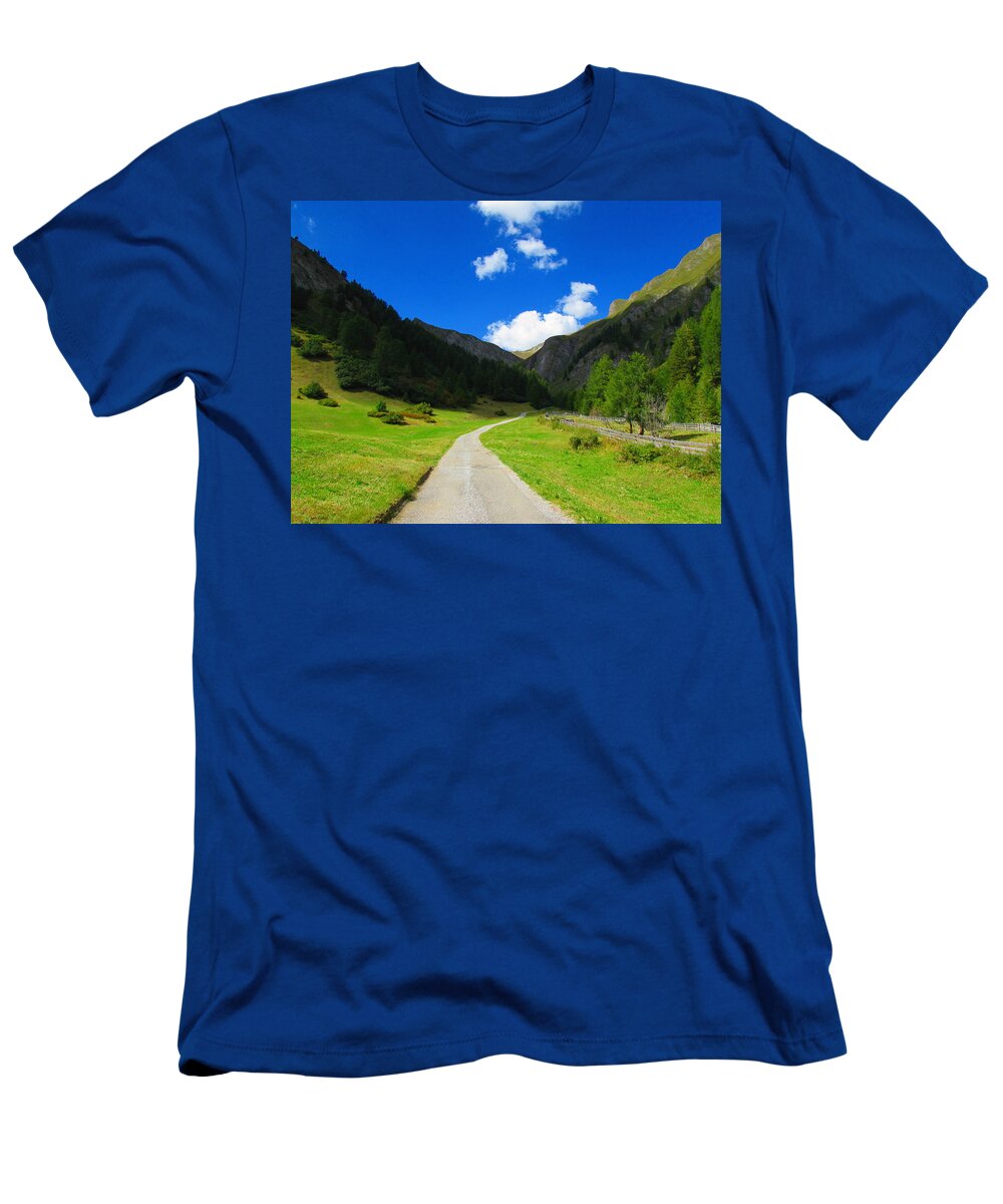 Animal T-Shirt featuring the photograph The Road by Cesar Vieira