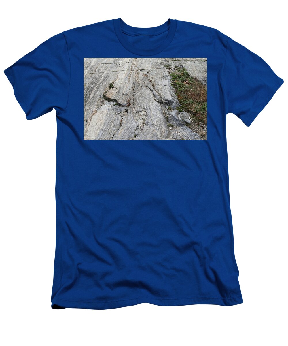 Rock T-Shirt featuring the photograph The Road Less Travelled by Richard De Wolfe