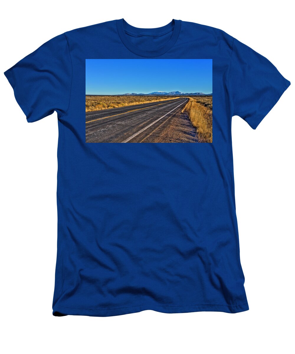 Flagstaff Az T-Shirt featuring the photograph The Road to Flagstaff by Harry B Brown