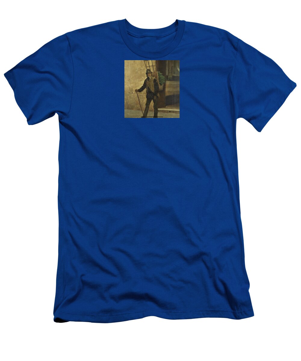 Pedro Lira (chilean T-Shirt featuring the painting The Watercress Seller by Pedro Lira