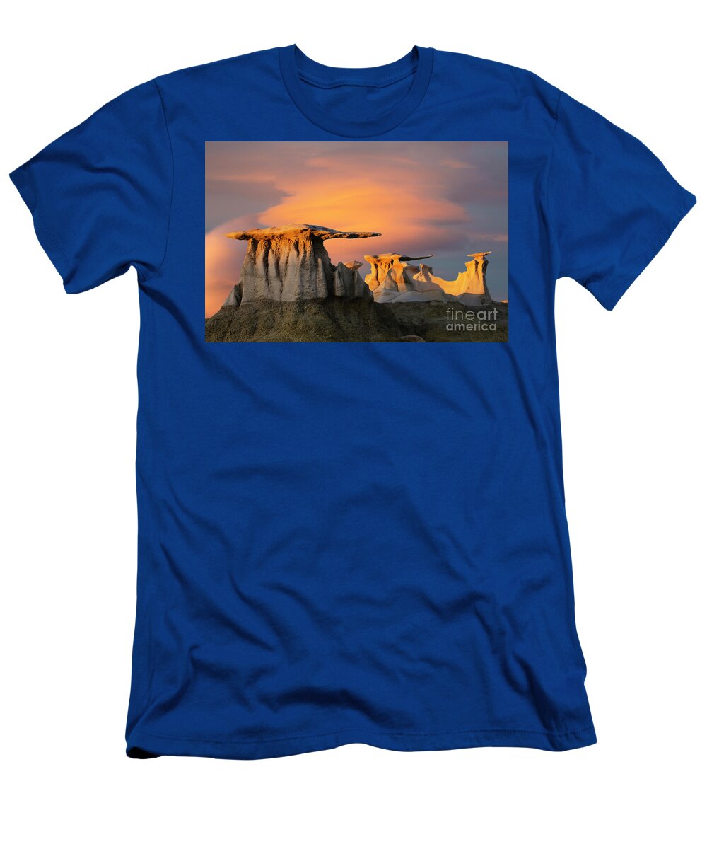 Hoodoo T-Shirt featuring the photograph The Wings Of The Bisti by Bob Christopher