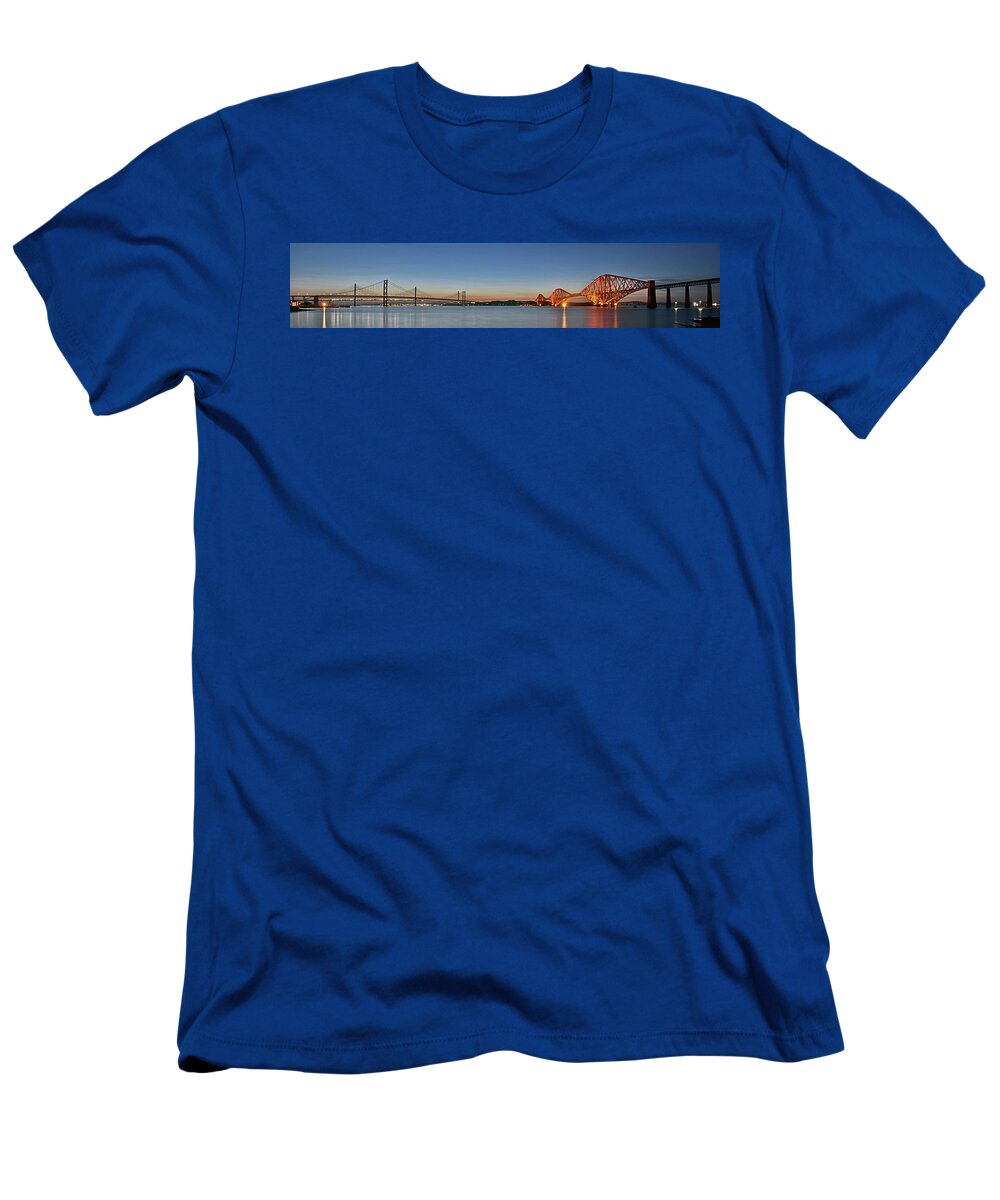 Scotland T-Shirt featuring the photograph Three Forths at Dusk by Kuni Photography