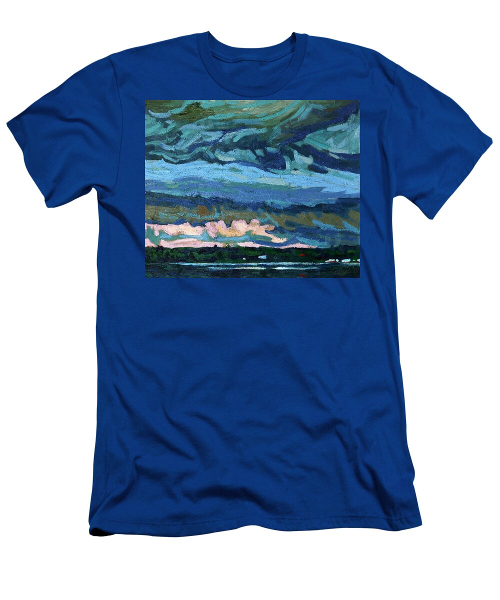 1950 T-Shirt featuring the painting Thunder Cloud by Phil Chadwick