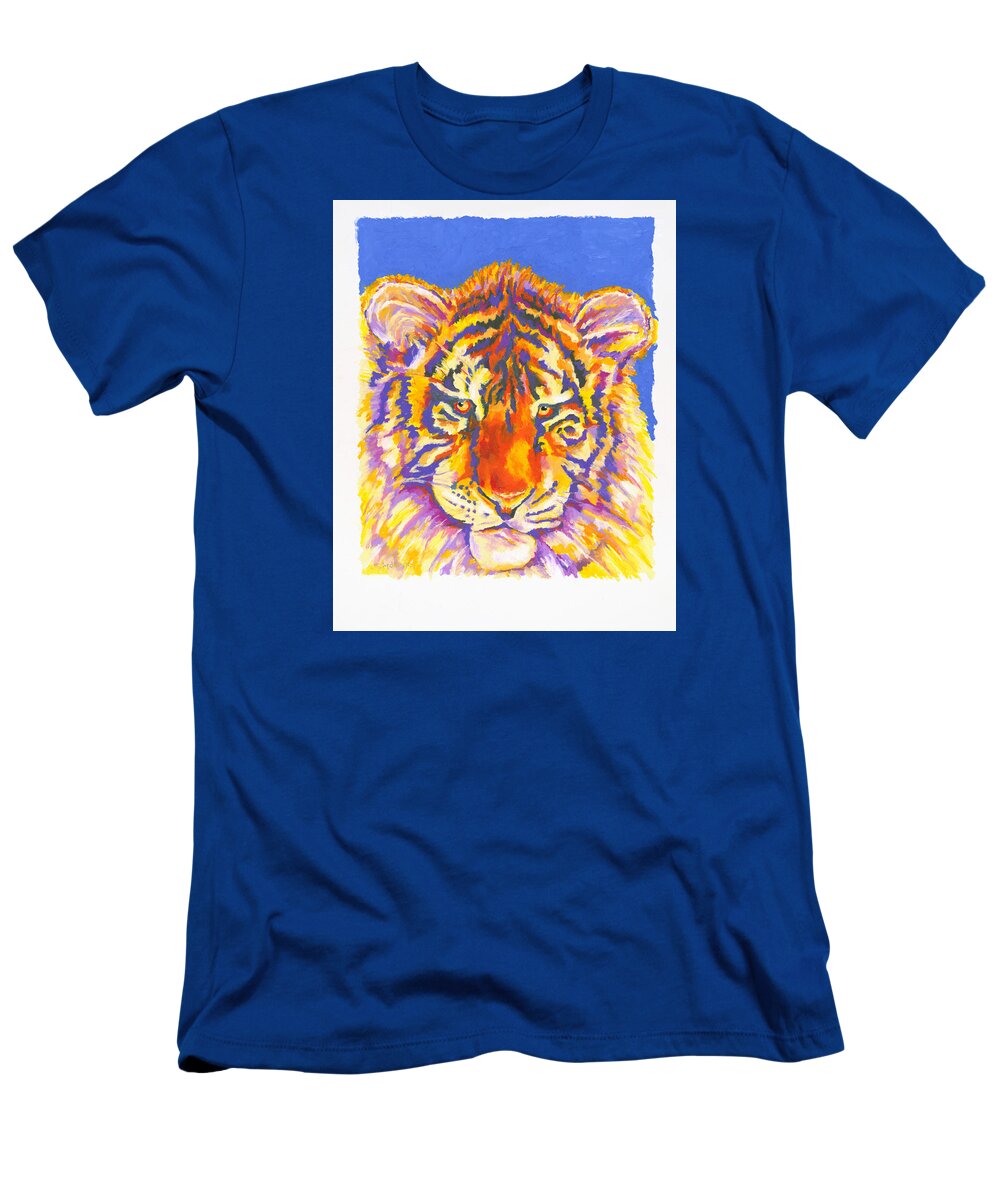 Tiger T-Shirt featuring the painting Tiger by Stephen Anderson