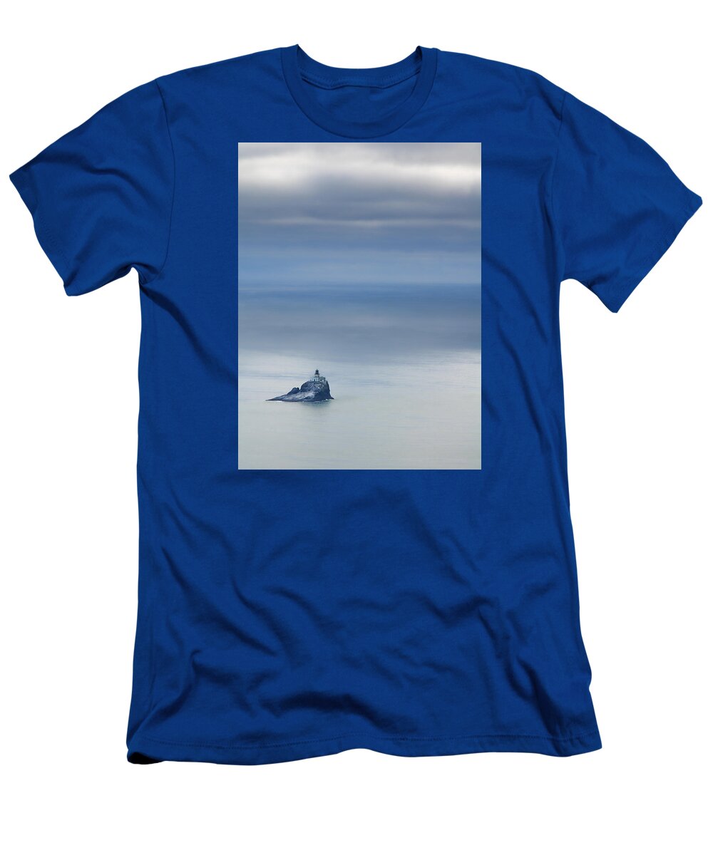 Oregon Coast T-Shirt featuring the photograph Tillamook Rock Lighthouse by Don Schwartz