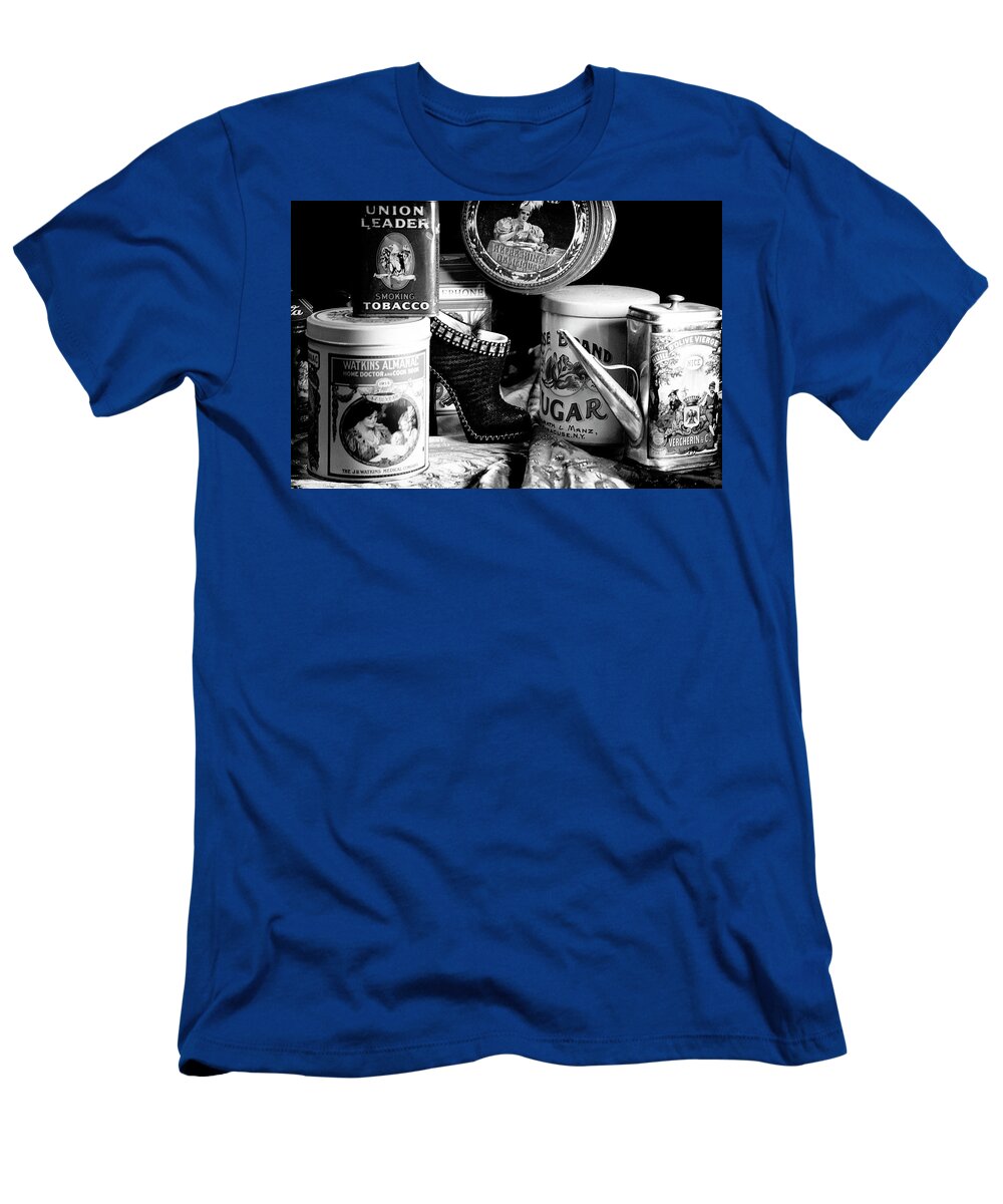 Tin T-Shirt featuring the photograph Tins by Camille Lopez