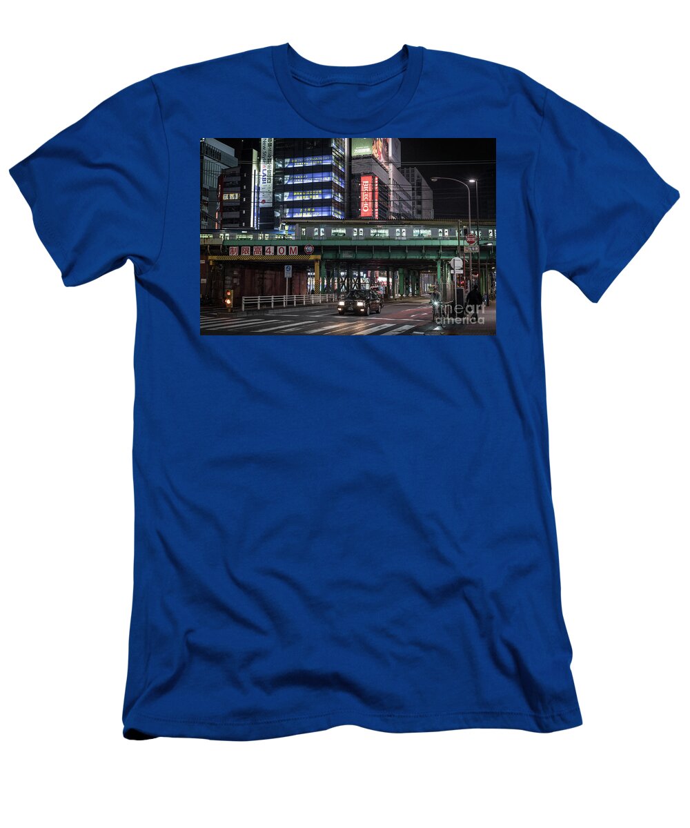 People T-Shirt featuring the photograph Tokyo Transportation, Japan by Perry Rodriguez
