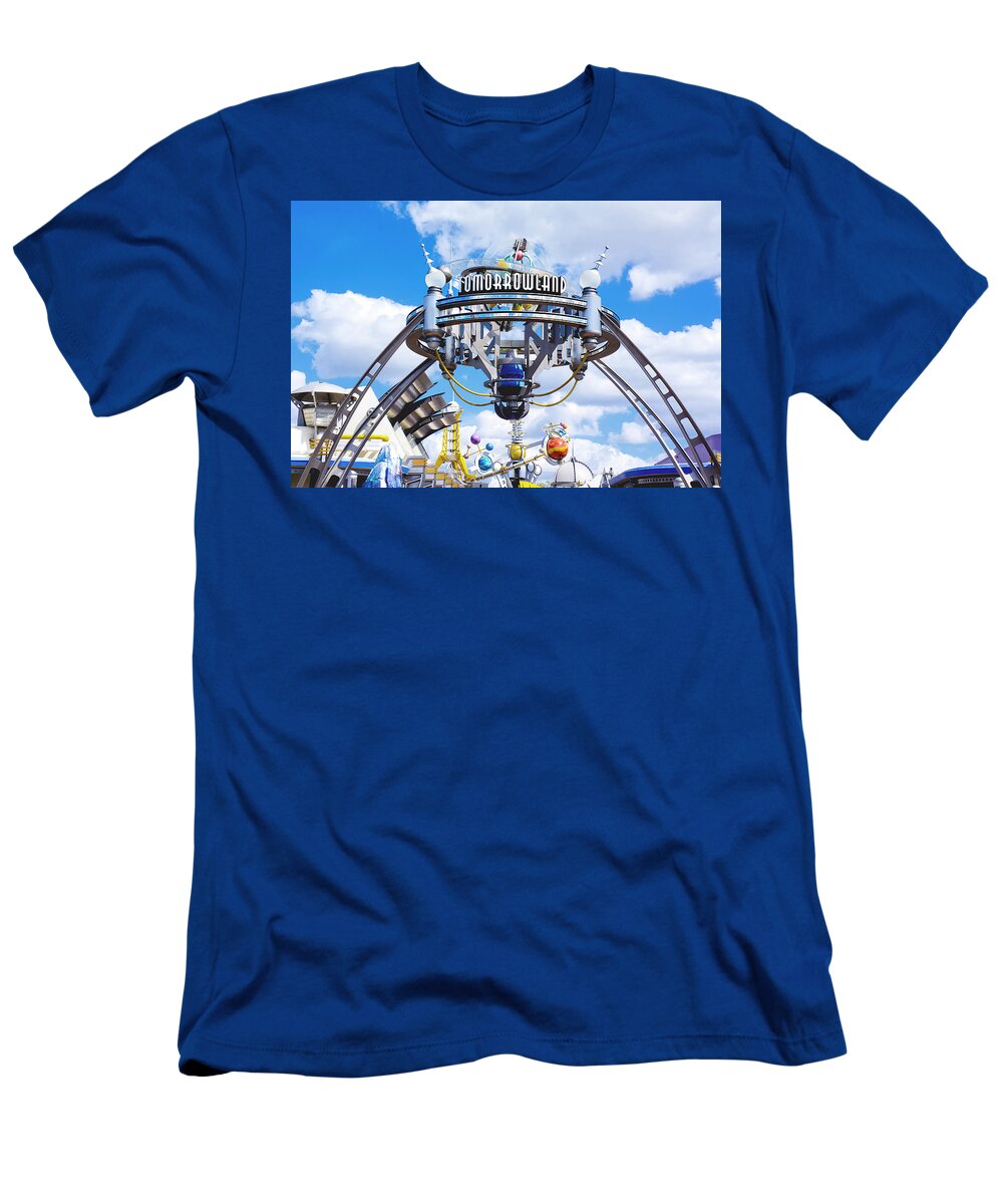 Animal Kingdom T-Shirt featuring the photograph Tomorrowland by Greg Fortier