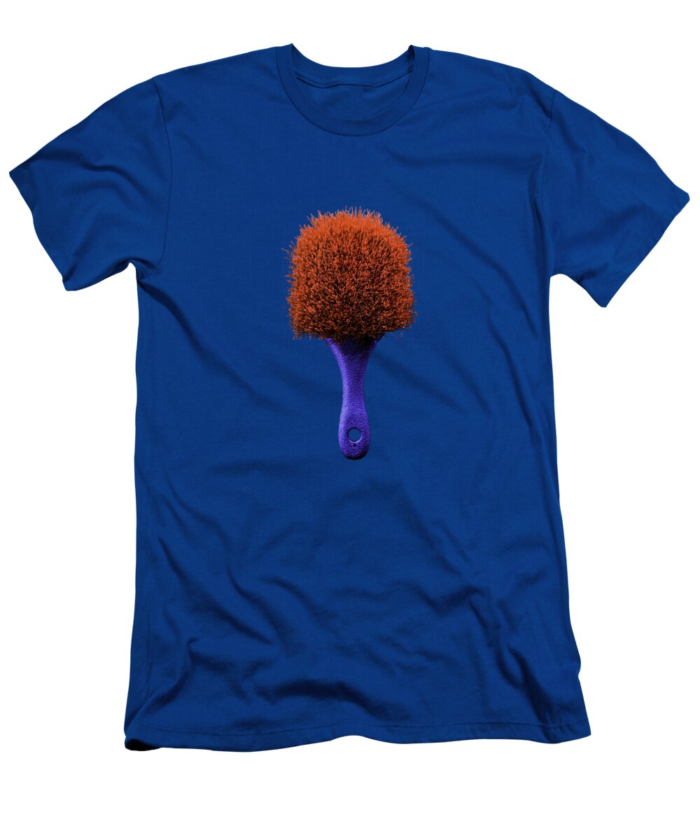Brush T-Shirt featuring the photograph Tools On Wood 57 by YoPedro