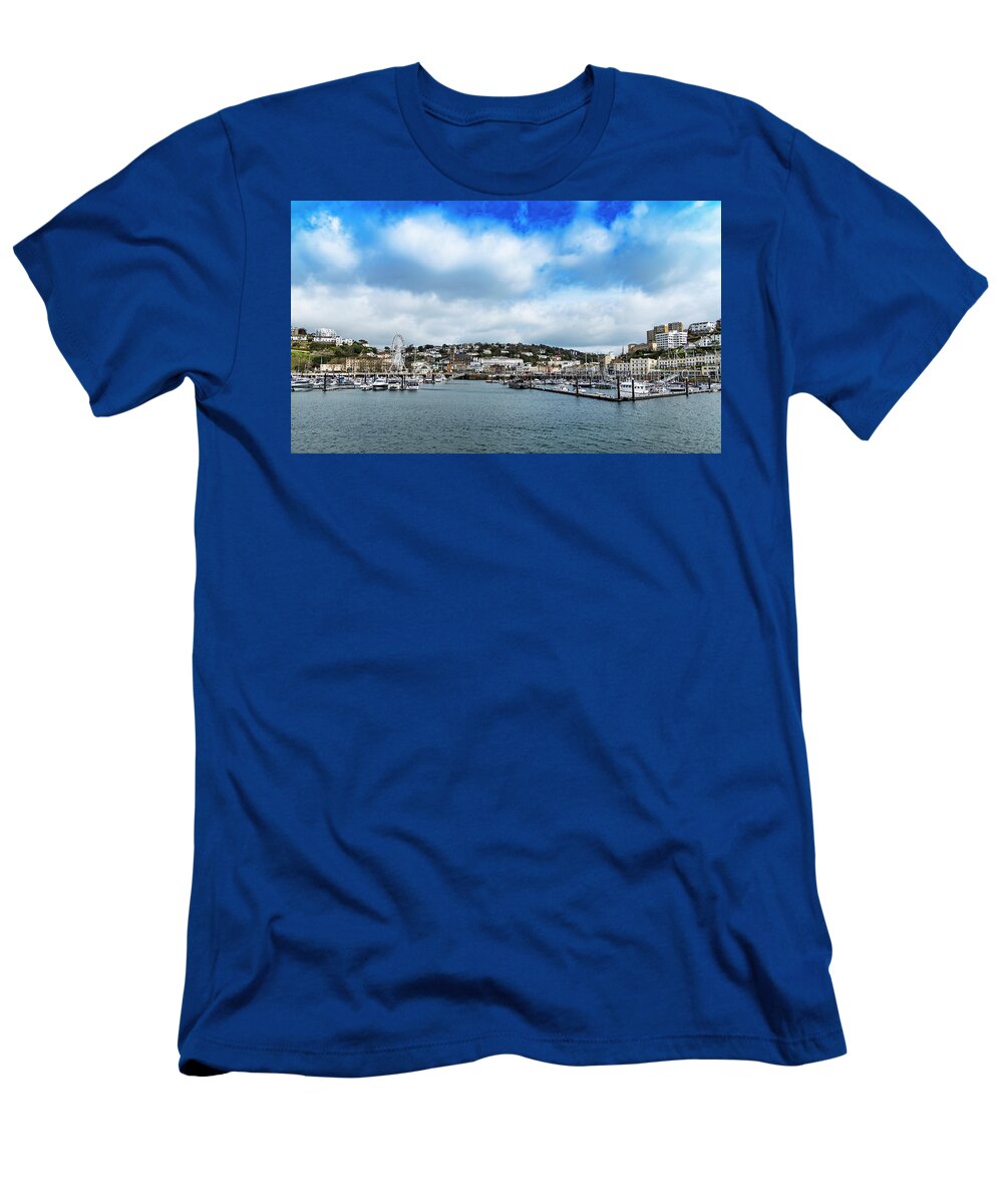 Torquay T-Shirt featuring the photograph Torquay Devon by Scott Carruthers