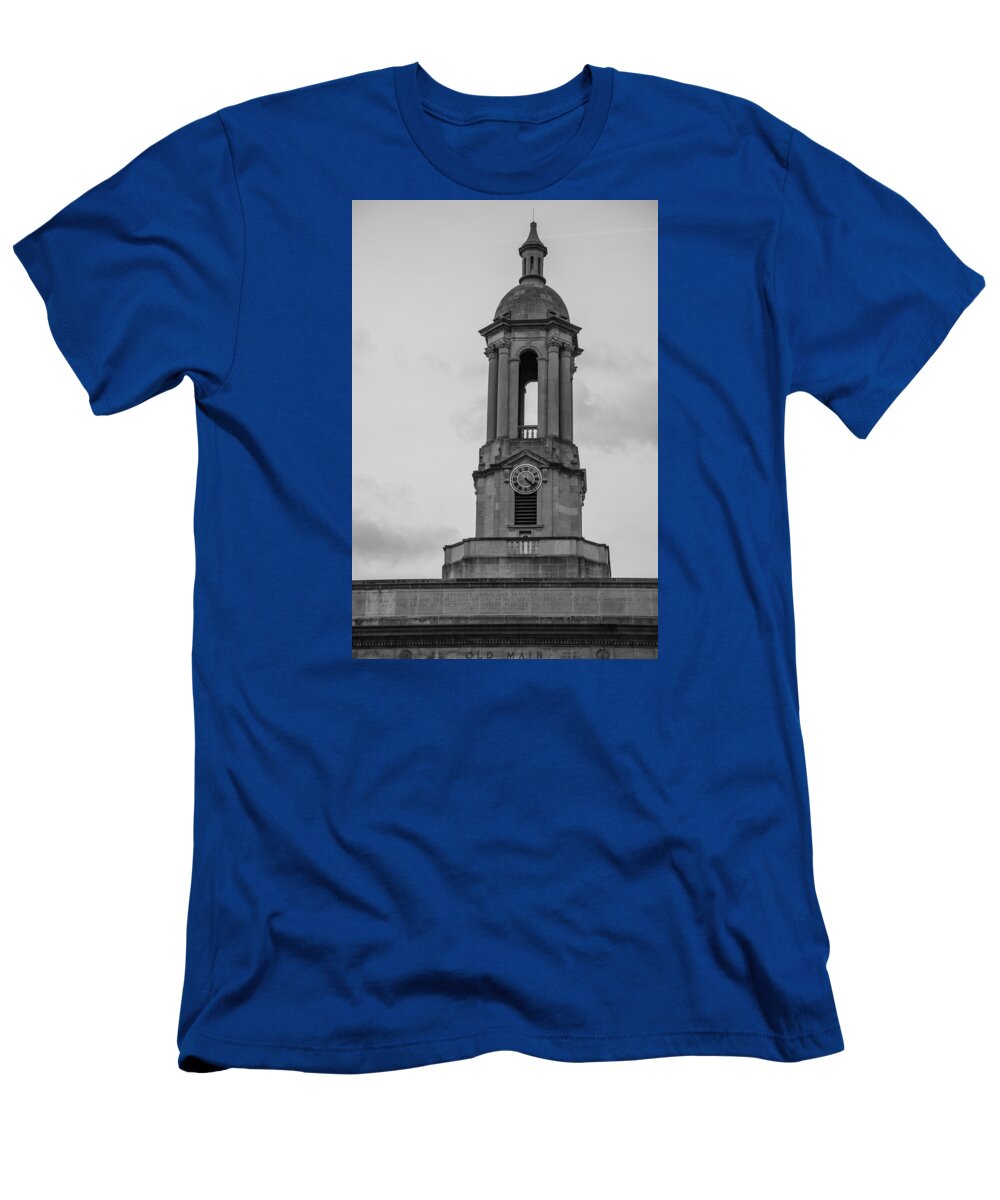 Penn State T-Shirt featuring the photograph Tower at Old Main Penn State by John McGraw