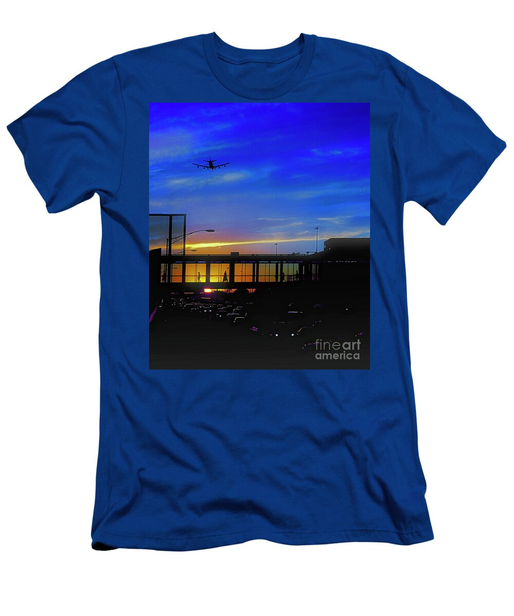 Cumberland T-Shirt featuring the photograph Trains Planes and Automobiles by Tom Jelen