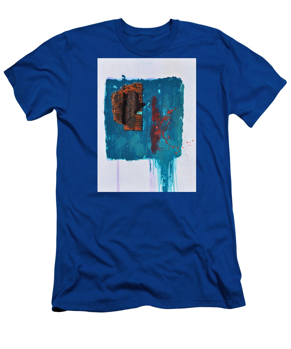 Acrylics T-Shirt featuring the painting Tranquility II by Eduard Meinema